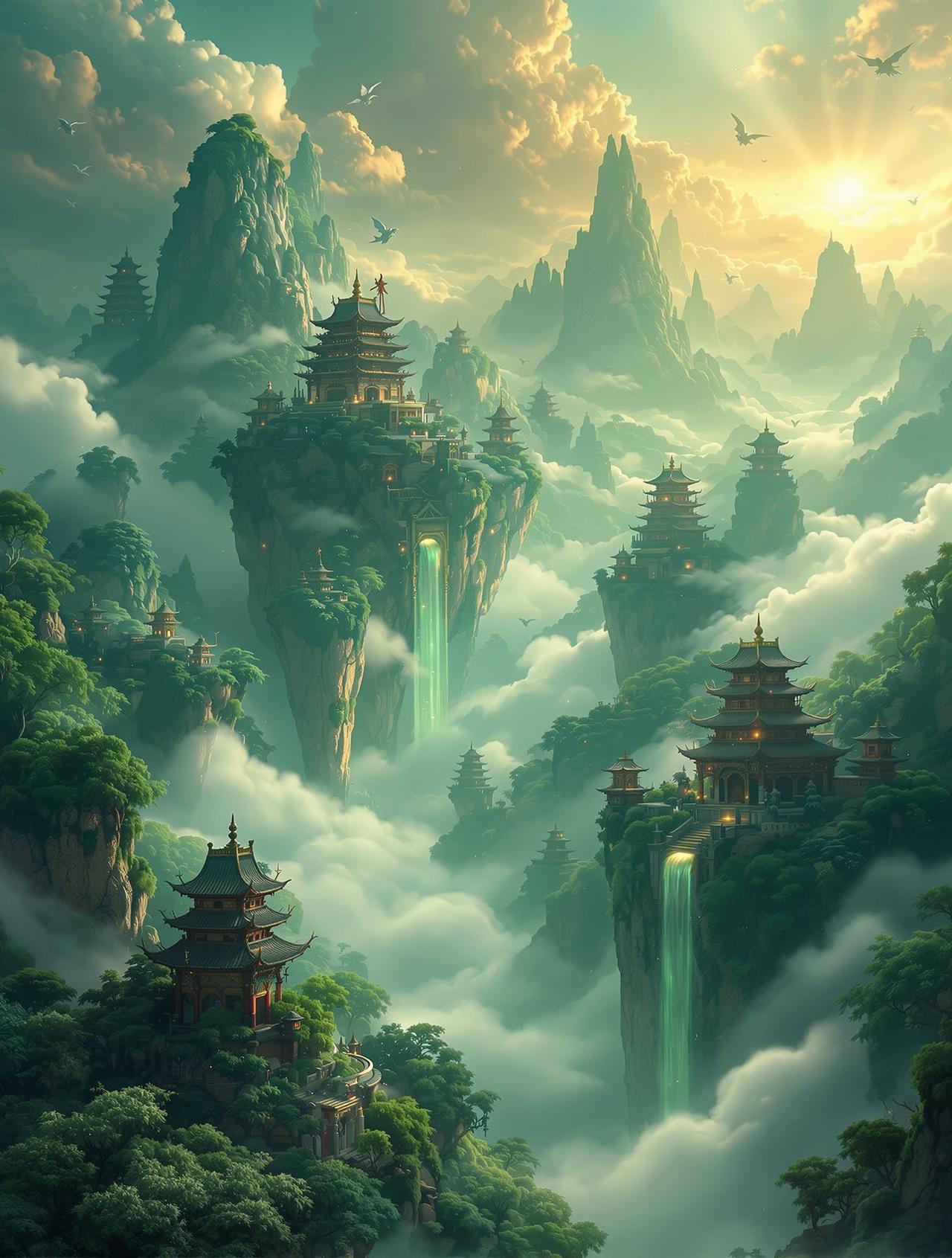 西西影院影视作品《山海经·奇谭》海报背景图